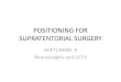 Positioning for supratentorial surgery