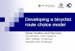 Developing a Bicyclist Route Choice Model Using GPS Data