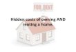 Hidden costs of owning and renting a home