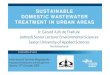 "Sustainable Domestic Wastwater Treatment in (Tropical) Urban Areas