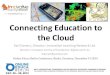 connecting education to the Cloud