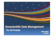 Geoscientific Data Management Principles