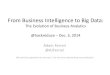 From Business Intelligence to Big Data - hack/reduce Dec 2014