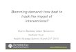 Martin Bardsley & Adam Steventon: Stemming demand: how best to track the impact of interventions