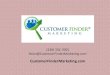 Customer Finder Marketing Traffic Metrics System Infographic