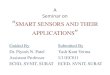 Smart sensors and their Application