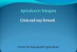Agrarian Crisis in Telangana and Way forward