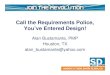 SD West 2008: Call the requirements police, you've entered design!