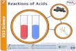 Reactions of acids