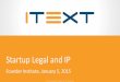 Startup Legal and IP