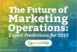 The Future of Marketing Operations: Predictions for 2015