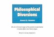 James gander book philosophical diversions   where are we going