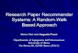 WIC2006 - Research Paper Recommender Systems: A Random-Walk Based Approach
