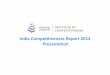 India Competitiveness Report 2014