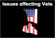 Issues Affecting Vets