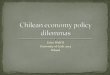 Chilean economy policy  dilemmas: beyond economic growth