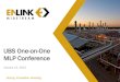 UBS One-on-One MLP Conference