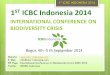 Lets Join with ICBC (International Conference on Biodiversity Cricis)
