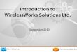 Introduction To WirelssWorks   Net Works Version 1