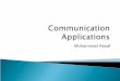 Communication applications
