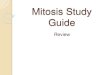 Mitosis study guide answers