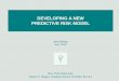 John Billings: Developing a new predictive risk model