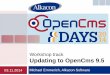 OpenCms Days 2014 - Updating to OpenCms 9.5