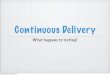 What happens to testing in continuous delivery?