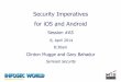 InfoSec World 2014 Security Imperatives for IOS and Android