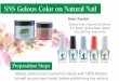 SNS Gelous color real nail