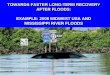 Towards faster disaster recovery.  case study the 2008 midwest usa floods