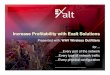 Increase Profitability with WAV and Exalt Solutions