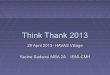 Think thank 2013