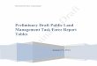 Intertech Complete Public Land Management Task Force Report Tables