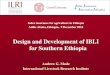 Design and development of IBLI for southern Ethiopia