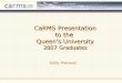CaRMS Presentation to the Queen's University