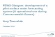 DSD-INT 2014 - Delft-FEWS Users Meeting - Glasgow surface water forecasting system for the Commonwealth Games, Amy Tavendale, Scottish Environment Protection Agency