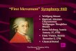 2nd Movement Symphony #40 Mozart