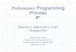 Performance programming process geared toward establishing 