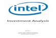 Investment Analysis - Intel