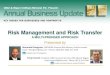 Risk Management and Risk Transfer