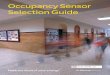 Occupancy Sensor Selection Guide 1200 Sm0701