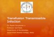 Transfusion Transmissible Infections