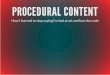 Procedural Content Presentation