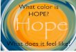What Is The Color of HOPE?