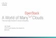 World of many (OpenStack) clouds - the Making of the Intercloud