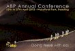 ABP 2013 Conference Flyer