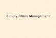 Supply chain managemen1