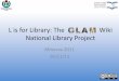 L is for library - National Library of Israel Glam Wiki Project