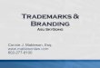 Trademarks & branding